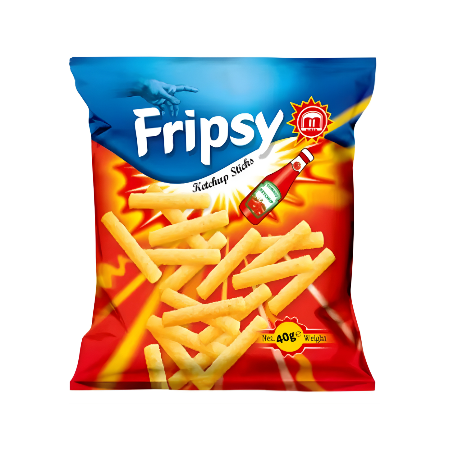 Fripsy Flips Sticks Ketchup 40 g – Der Pommesbuden-Snack zum Knabbern!🍅