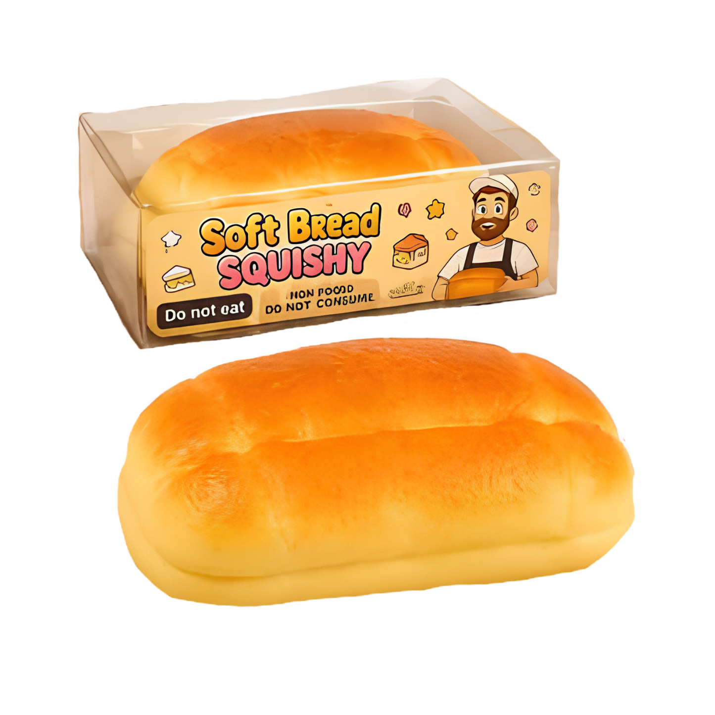 🍞 Soft Bread Squishy – Slow Rising Brot