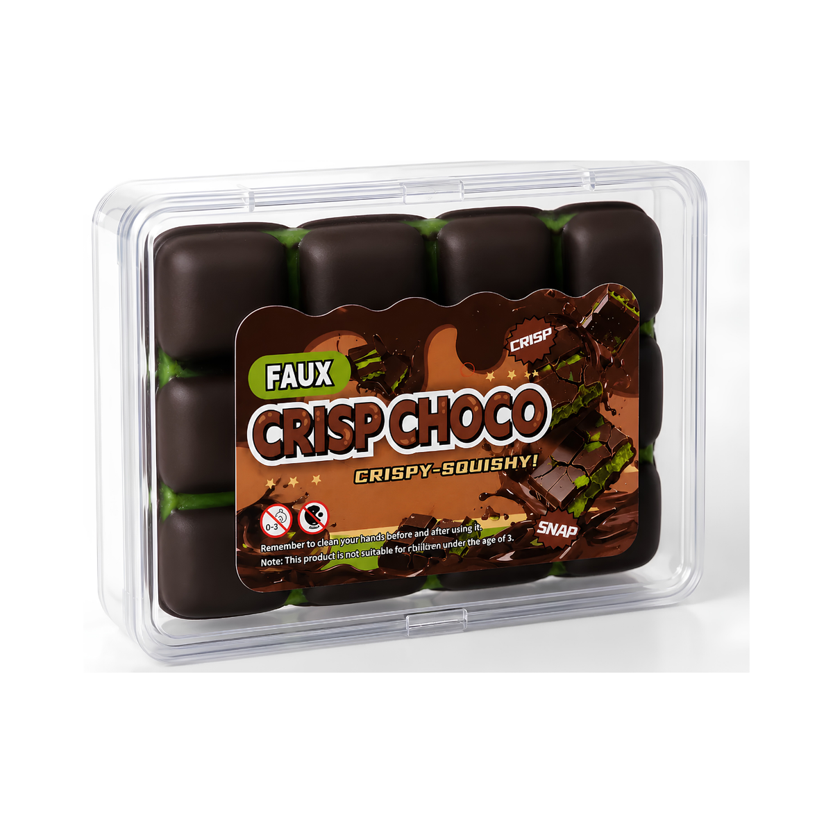 Crispy Chocolate Squishy – mit Wachsschale🍫