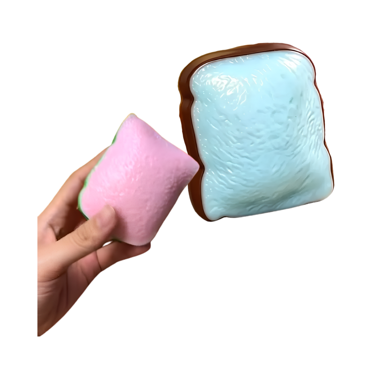 🍞 Crispy Toast Squishy – Slow Rising mit Knister-Effekt