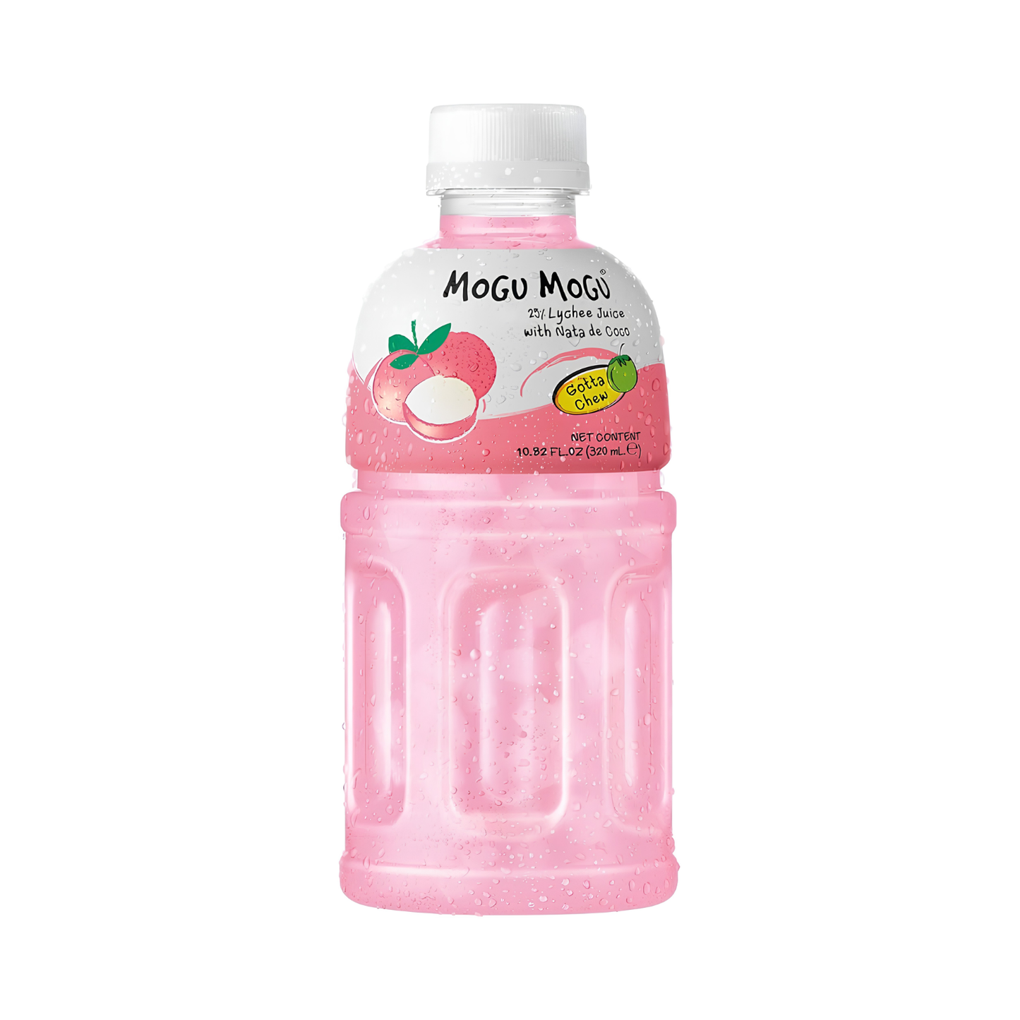 🥥Mogu Mogu Litschigetränk mit Nata de Coco - 320 ml