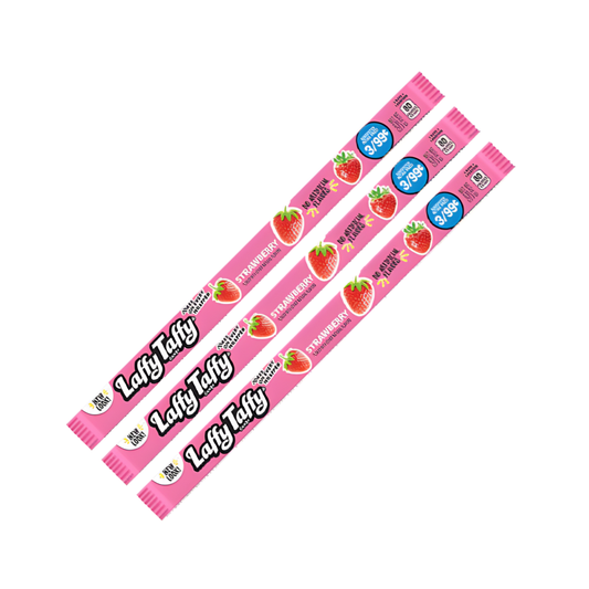 3x Laffy Taffy Rope Strawberry 23g – Die süße Erdbeer-Explosion im Kaustick! 🍓🍬
