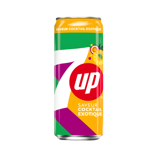 🥤 7UP Cocktail Exotique – Exotischer Softdrink 330 ml