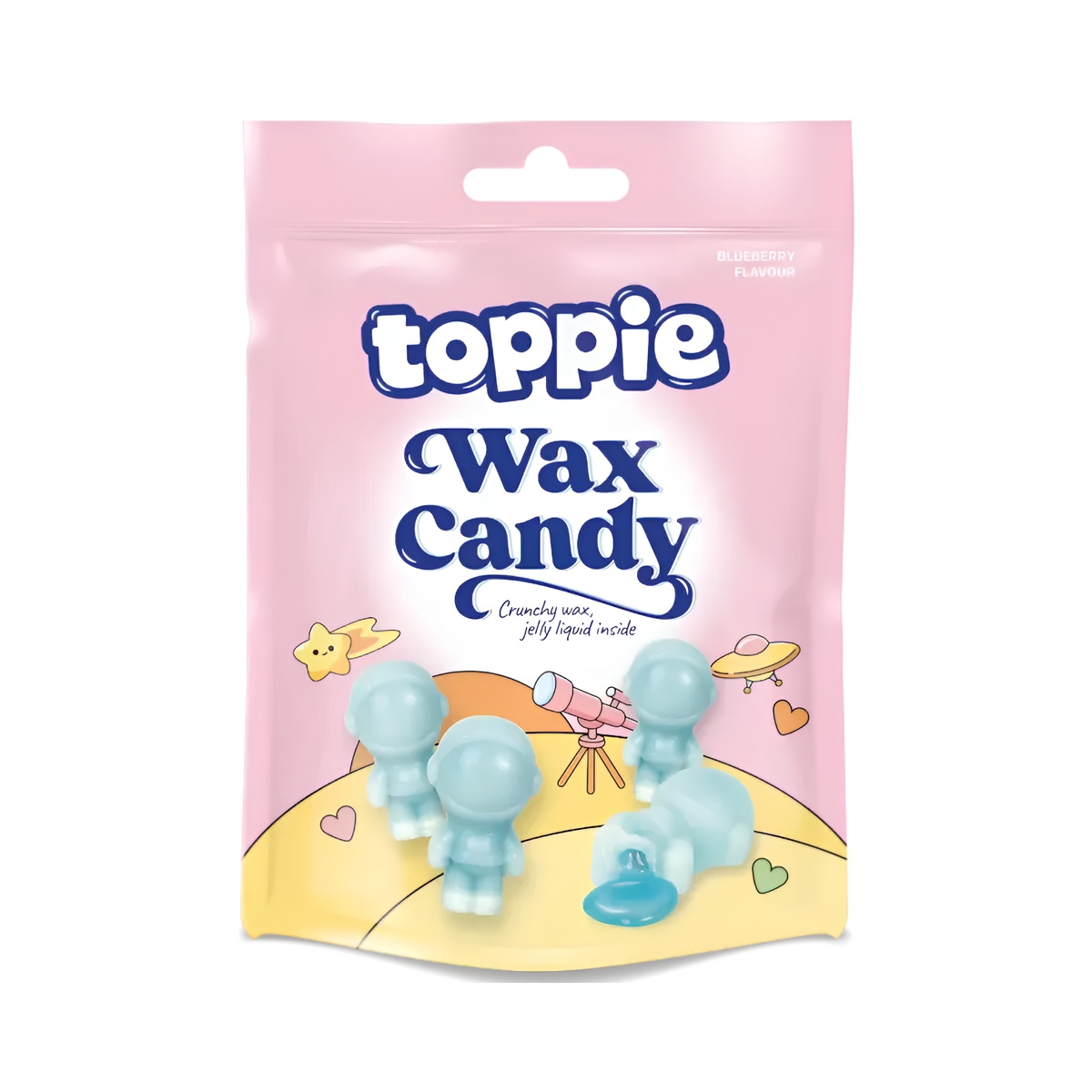 🫐 Toppie Wax Candy Blueberry 40 g – Flüssig gefüllte Wachssüßigkeit