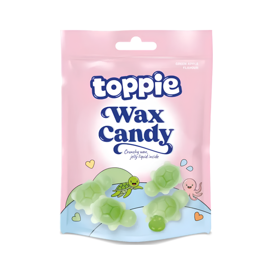 🍏 Toppie Wax Candy Green Apple 40 g – Flüssig gefüllte Wachssüßigkeit