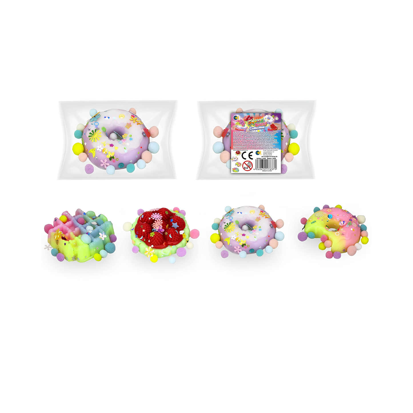 🍩 Squishy Bakery Collection – Slow Rising Food Squishy