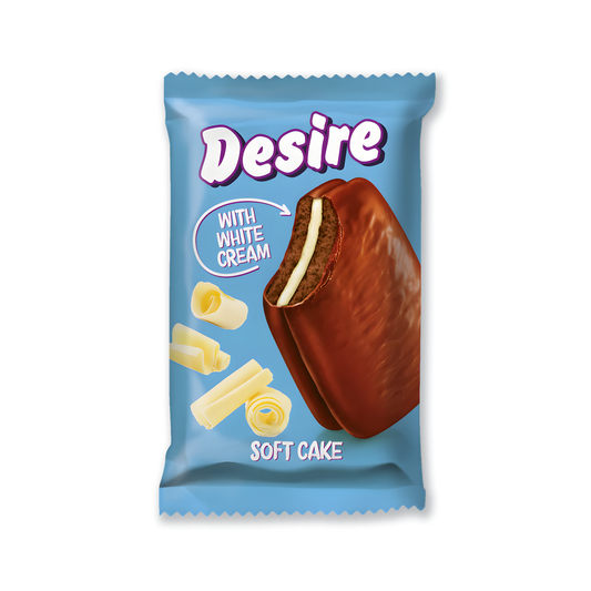 Desire Soft Cake White Cream 50g – Weicher Kuchen mit White-Cream-Füllung 🍰🤍