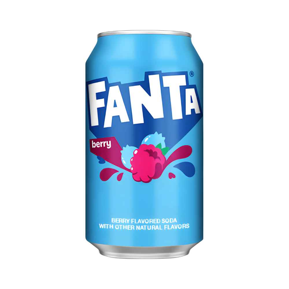 Fanta Berry 355ml – Der fruchtig-blaue Beeren-Mix! 💙🍓🫐