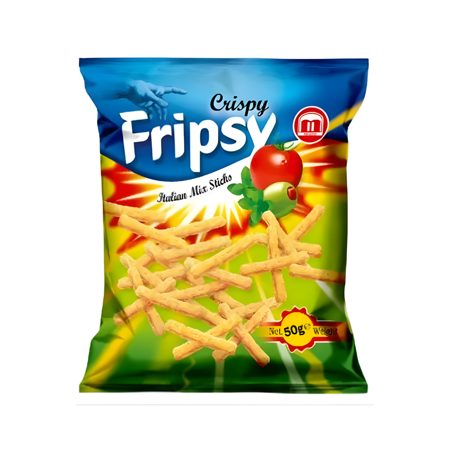 Fripsy Crispy Italian Mix Sticks 50 g – Mediterraner Crunch mit Pizza-Vibes!