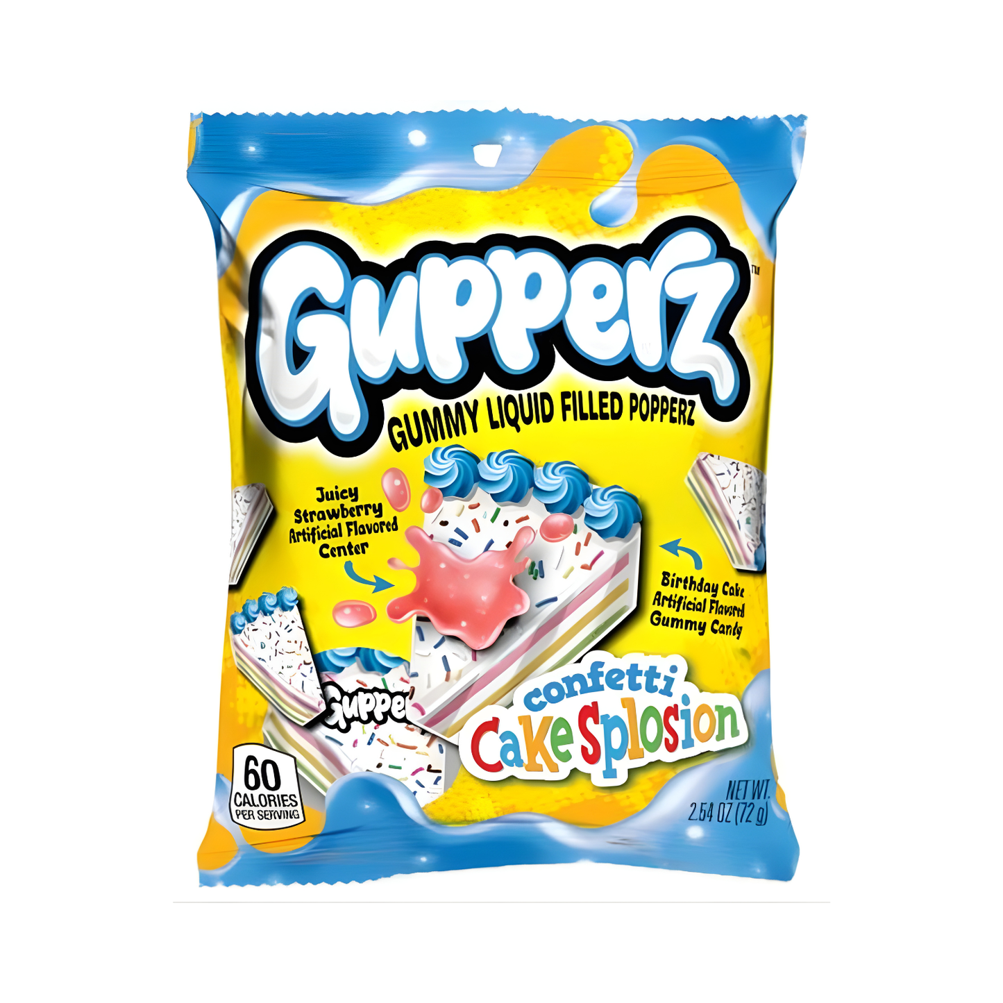 Gupperz Confetti Cakesplosion – Flüssig gefüllte Candy-Bonbons im Kuchen-Style 🎂💥🍬