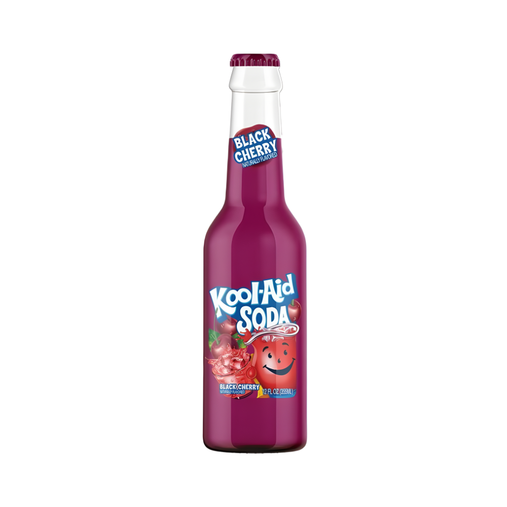Kool-Aid Soda Black Cherry 355ml – Der spritzige Black-Cherry-Kick mit! 🍒⚡