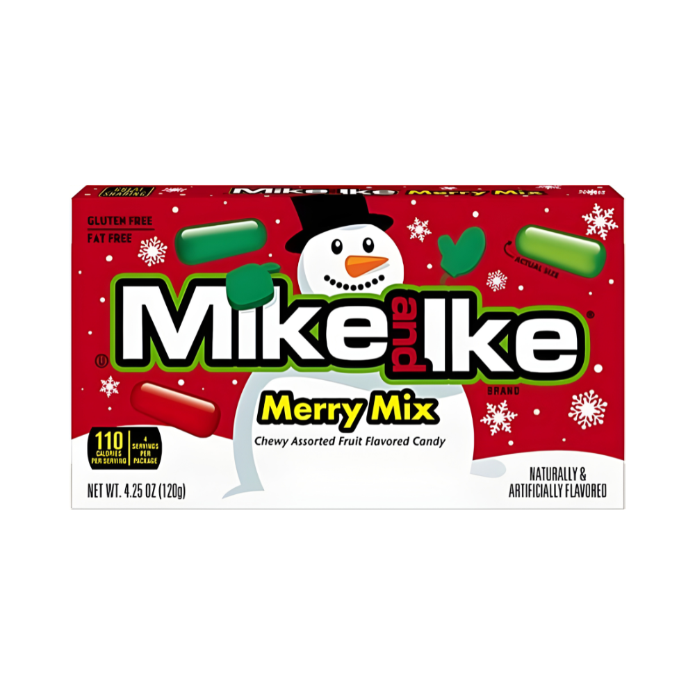 🎄 Mike and Ike – Merry Mix 120g 🍬❄️