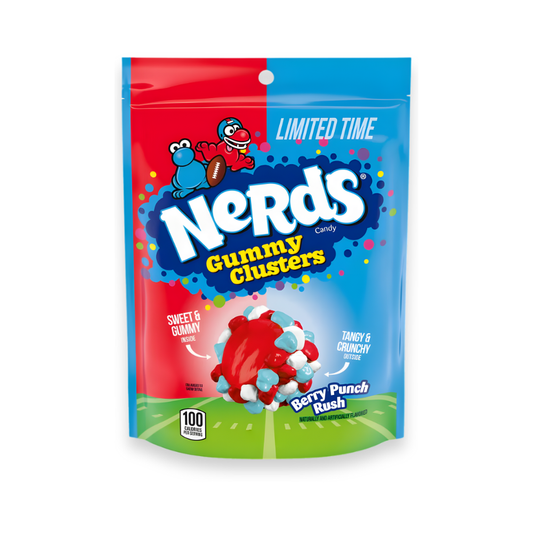 🍇 Nerds Gummy Clusters – Berry Punch Rush (Limited Edition) 141g 🎉