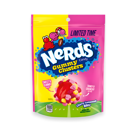 🍒🍋 Nerds Gummy Clusters Cherry Lemonade Blitz (Limited Edition) 141g – mit Kirsch-Zitronen-Kick! 🤩