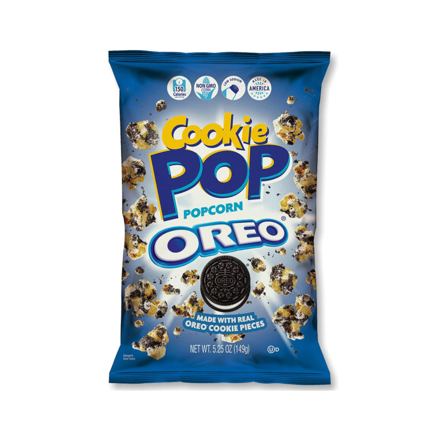 Candy Pop Popcorn Oreo 149 g  Knuspriges Popcorn mit Keks Creme Geschmack🍿