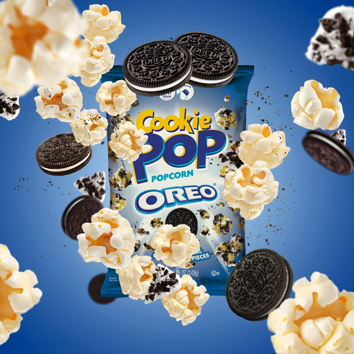 Candy Pop Popcorn Oreo 149 g  Knuspriges Popcorn mit Keks Creme Geschmack🍿