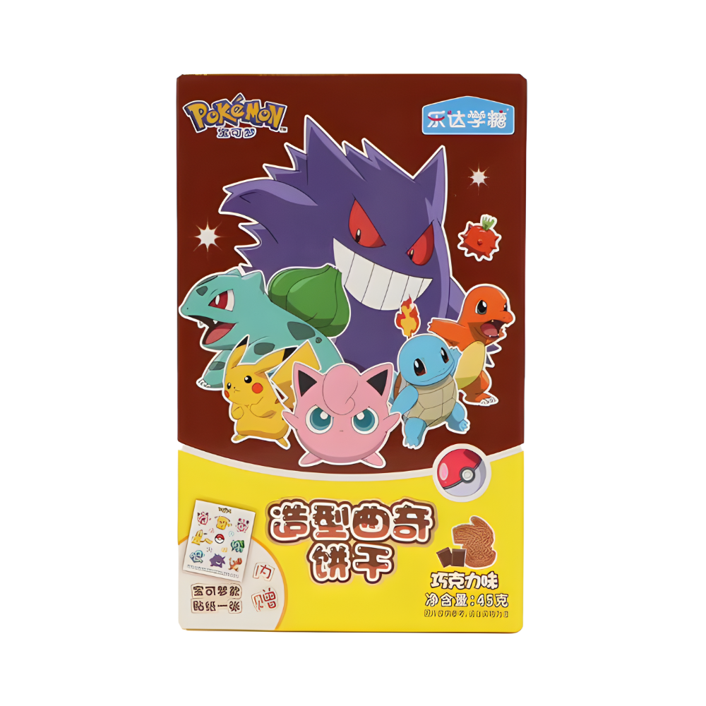 🎉 Pokémon – Leda Molded Chocolate Cookie 45g – Der süße Keks-Hit aus Japan! 🍫✨