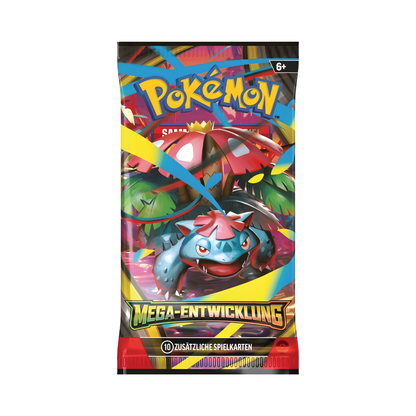 Pokémon Mega Entwicklung Booster Pack (Deutsch) – entfessle die Macht der Mega-Pokémon! 🔥🎴