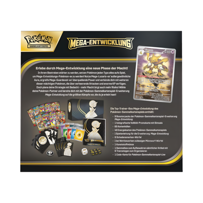 Pokémon Top-Trainer-Box Mega-Entwicklung – Guardevoir EX ✨🃏