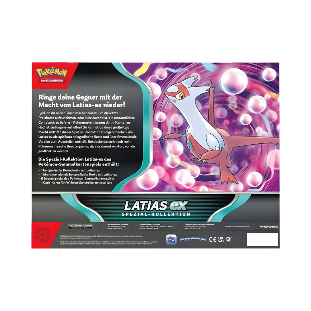 Pokémon Latias-ex Spezial-Kollektion – majestätische Drachen-Power! 🐉💖✨