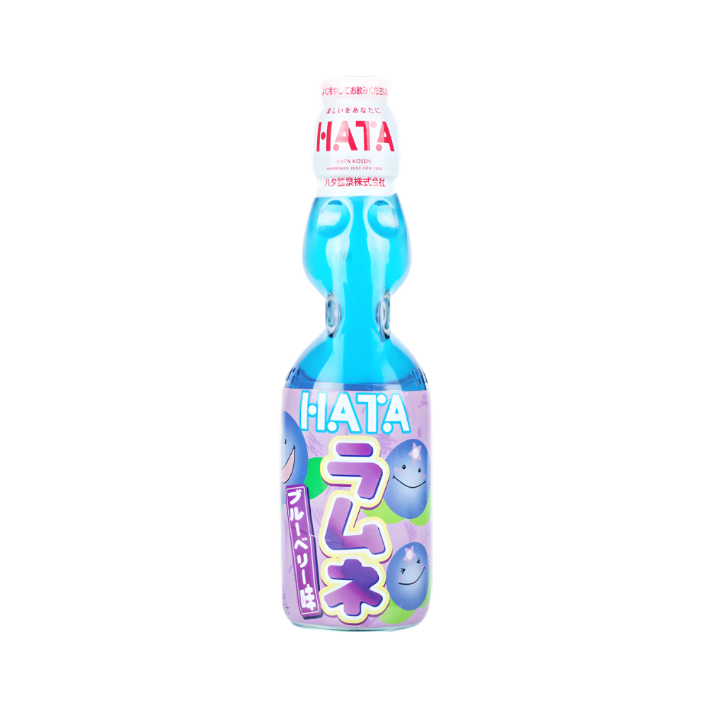 Hata Ramune Blueberry Pop Soda 200ml – Japans Kult-Soda mit Blaubeer-Kick! 🫐💙🥤