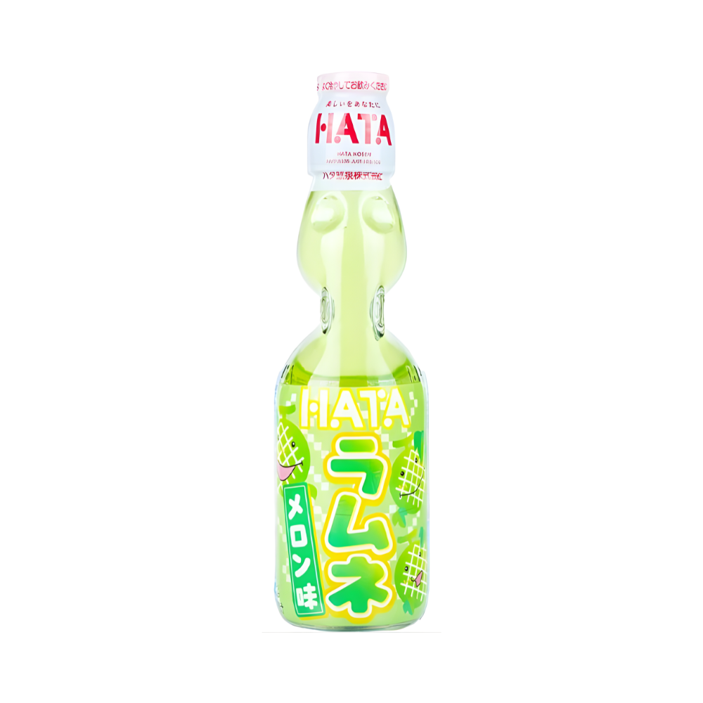 Hata Ramune Melone Pop Soda 200ml – Japans Kult-Limonade mit Melonenfrische! 🍈🥤