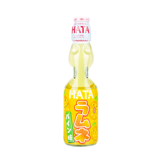 Hata Ramune Pineapple Pop Soda 200ml – Japans Kult-Limonade mit Ananaskick! 🍍🥤
