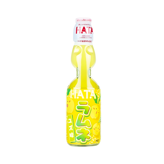 Hata Ramune Yuzu  Pop Soda 200ml – Japans spritziger Yuzu-Kultdrink! 🍋🥤