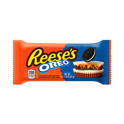 Reese's White Creme Peanut Butter mit Oreo Cookie Crumbs 39g – der ultimative Peanut-Butter-Cookie-Traum! 🤍🍫🍪