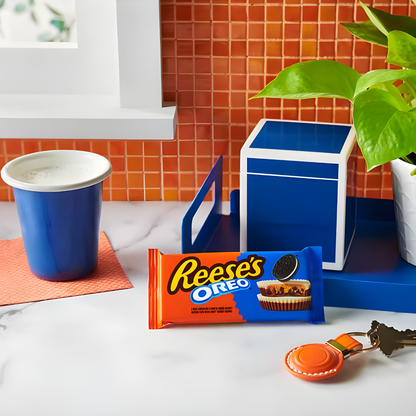 Reese's White Creme Peanut Butter mit Oreo Cookie Crumbs 39g – der ultimative Peanut-Butter-Cookie-Traum! 🤍🍫🍪