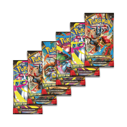 Pokémon Mega Entwicklung Booster Pack (Deutsch) – entfessle die Macht der Mega-Pokémon! 🔥🎴
