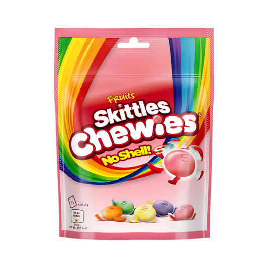 Skittles Chewies Fruits 137g (UK) – Fruchtpower ohne Schale! 🌈🍬