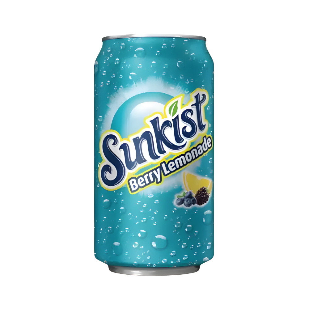 Sunkist Berry Lemonade Soda 355ml – Spritzig, beerig & sommerfrisch! 🍓🍋🥤