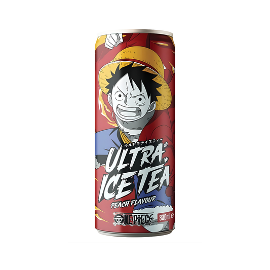 Ultra Ice Tea One Piece Luffy Pfirsich Eistee 330 ml – Anime Drink 🍑🏴‍☠️