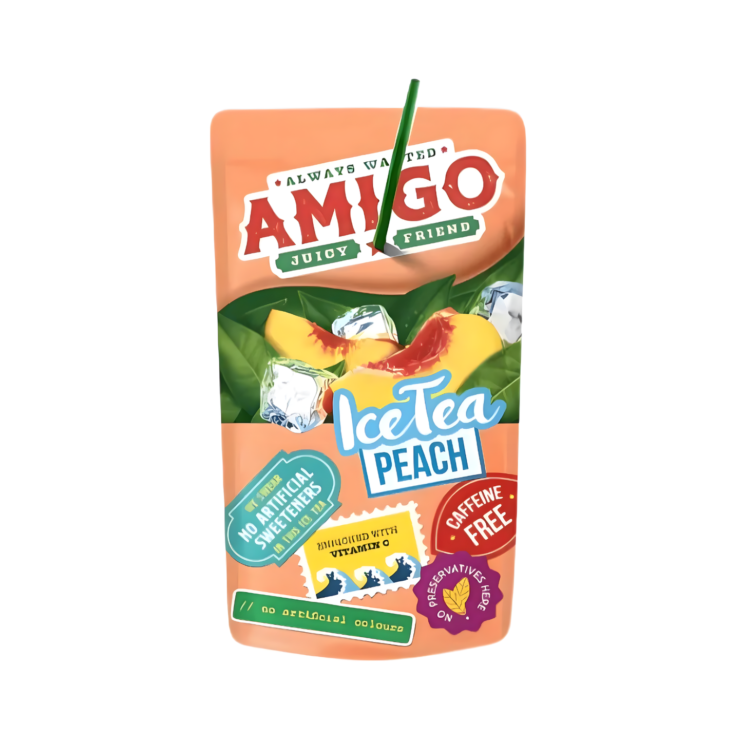 🍑 AMIGO Ice Tea Peach 200 ml – Fruchtig, leicht & erfrischend