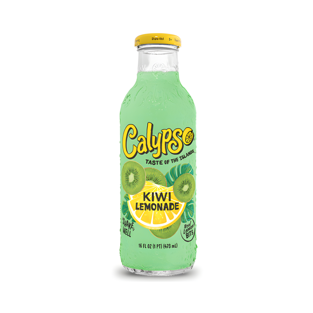 Calypso Kiwi Lemonade 473 ml – Tropisch-frische Kiwi-Limo im Glas 🍈💦