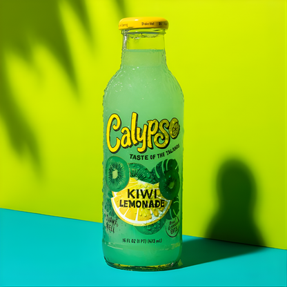 Calypso Kiwi Lemonade 473 ml – Tropisch-frische Kiwi-Limo im Glas 🍈💦