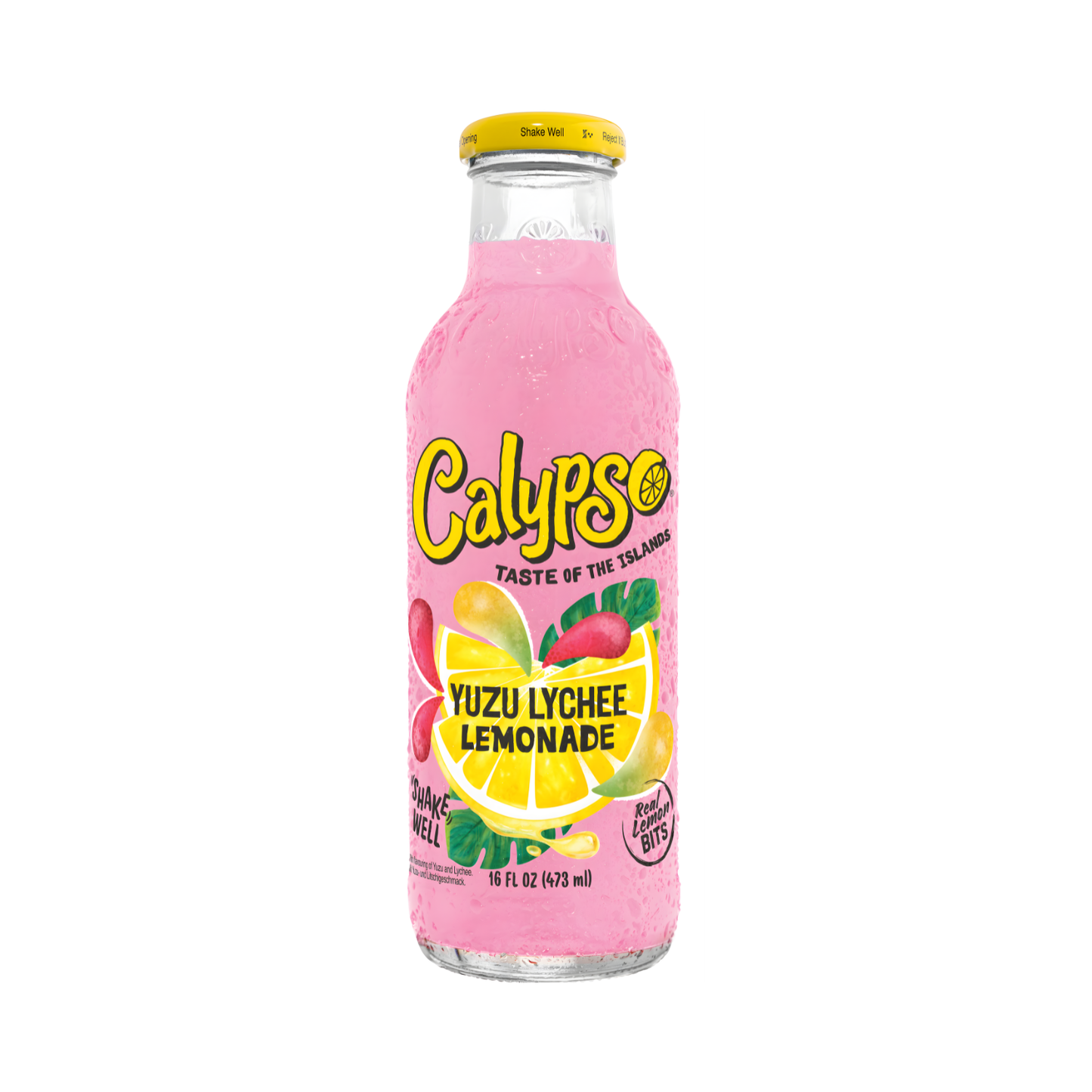 🍋 Calypso Yuzu Lychee Lemonade 473 ml – Exotische Limonade mit Yuzu & Litschi