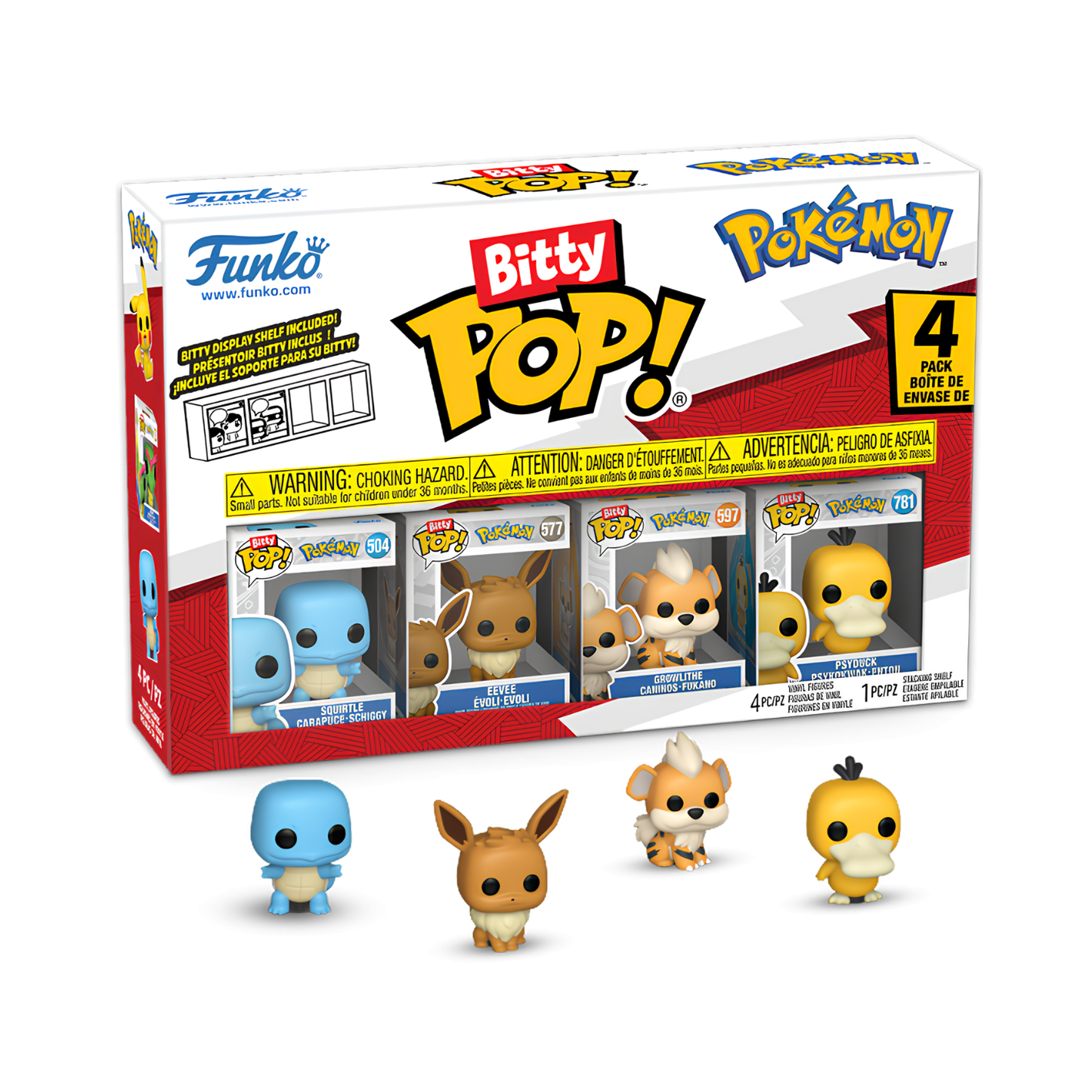 Funko Bitty POP! Pokémon 4er-Pack