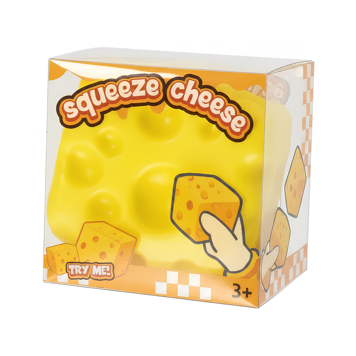 🧀 Squeeze Cheese Squishy – XL Käse mit Duft