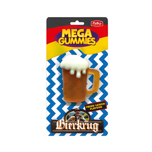 Felko Mega Gummies Bierkrug Fresh Lemon 120g – Der kultige Zitronen-Bierkrug zum Naschen! 🍺🍋🤩