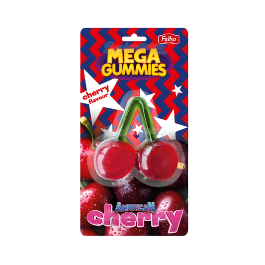 Felko Mega Gummies American Cherry 120g – Der XXL-Kirschgummie! 🍒🔥😋