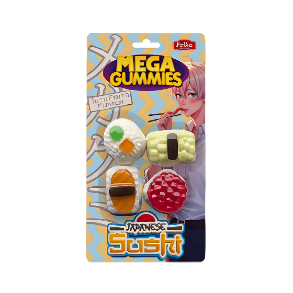 Felko Mega Gummies Sushi 120g – Das süßeste Sushi-Set der Welt! 🍣🍬✨