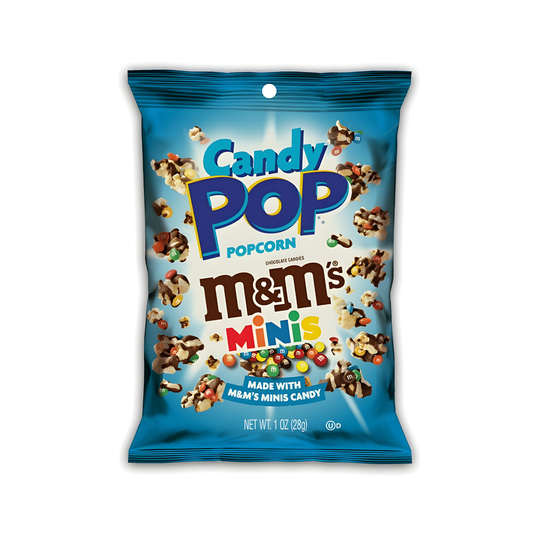 Candy Pop Popcorn M&M’s 149 g  Süßes Popcorn mit Schoko Linsen Crunch 🍿
