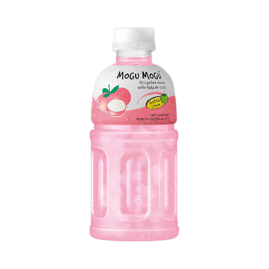 🥥Mogu Mogu Litschigetränk mit Nata de Coco - 320 ml