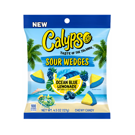 Calypso Sour Wedges Ocean Blue Lemonade