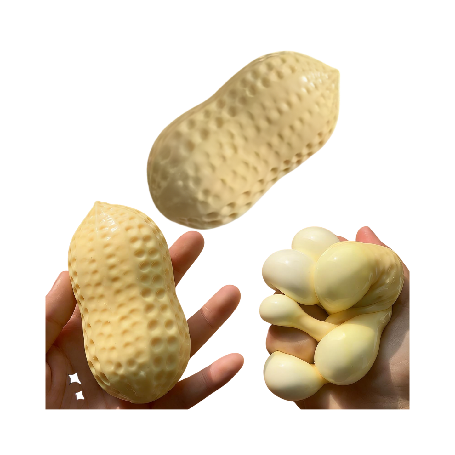 Peanut Squishy – Weiches Fidget Spielzeug🥜