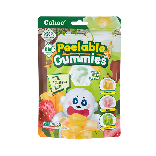 🍬 Cokoc Peeling Soft Candy Mixed Fruit – 60g