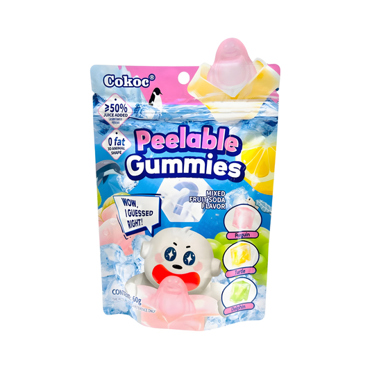 🍭 Cokoc Peeling Soft Candy Mixed Fruit Soda – 75g