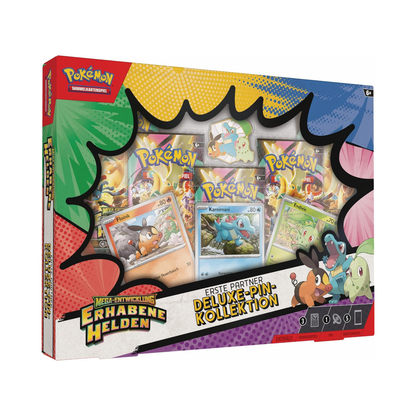 🎴 Pokémon Deluxe Pin-Kollektion ⚡Erhabene Helden